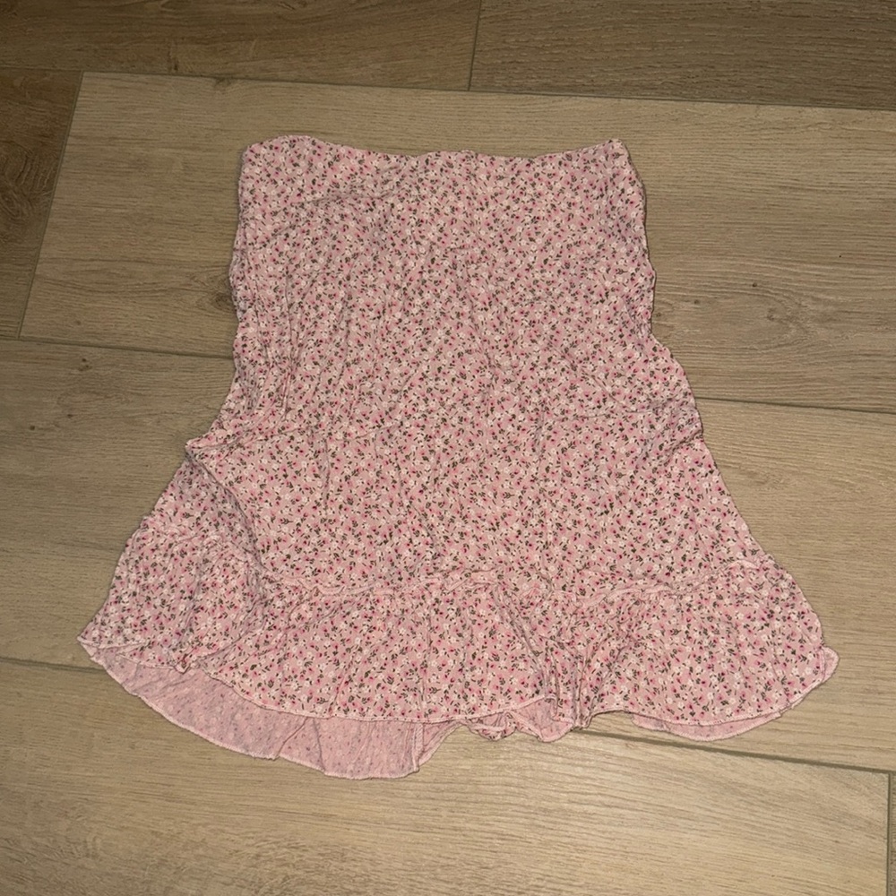 Brandy melville floral skirt